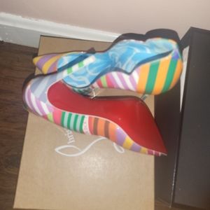 Christian Louboutin Multicolor Patent